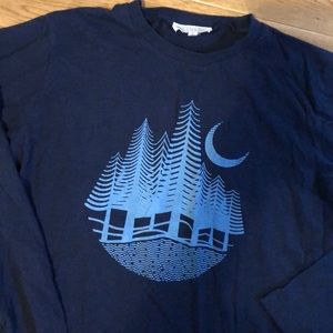 Synergy cotton crew neck long sleeve Tshirt